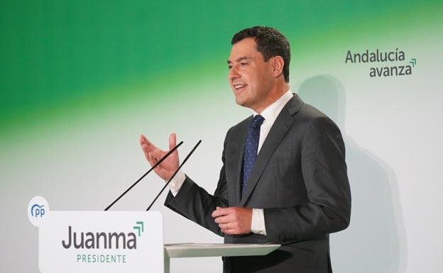 Juanma Moreno insta al PP-A a lograr una «gran mayoría social» que le permita gobernar en solitario