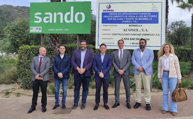 Una nueva tubería de agua garantizará el suministro en el sur de Ojén