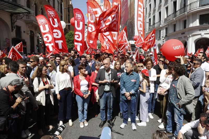 Los sindicatos reivindican subidas salariales en el Primero de Mayo