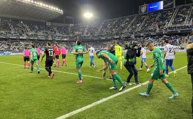 El Málaga, con el calendario más exigente entre los equipos de la luchan por la permanencia