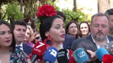 Arrimadas: "Para seguir poniendo a Andalucía por delante" hay que "reeditar el gobierno del cambio"