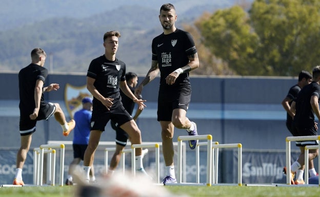 El Málaga vuelve al trabajo sin recuperar a ningún lesionado
