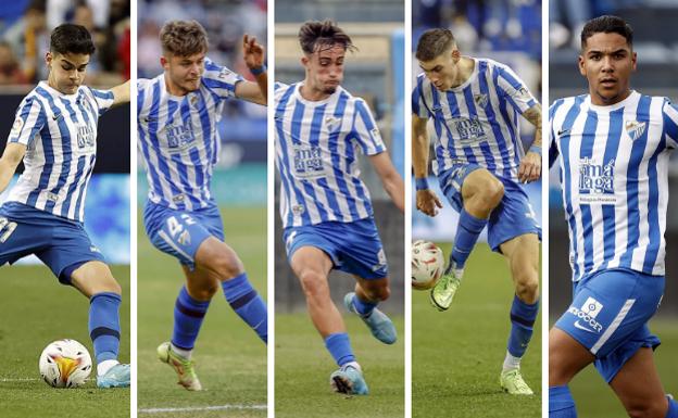 Cinco canteranos del Málaga, entre las mejores jóvenes promesas del fútbol español