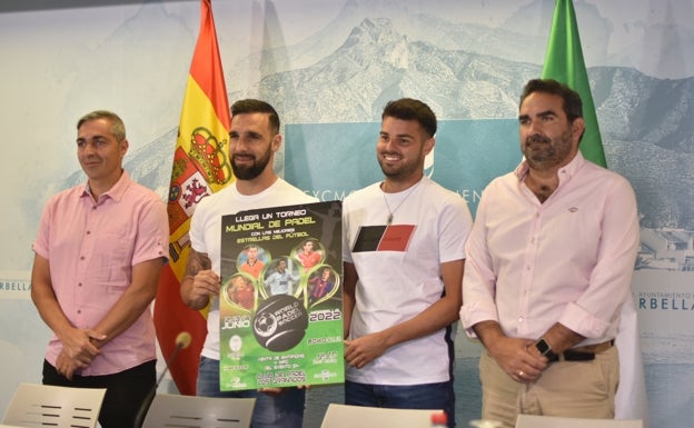 Veinticuatro exfutbolistas de élite se miden en pádel en Marbella