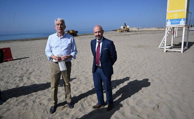 Costas da luz verde para que la playa de La Venus de Marbella tenga un espigón