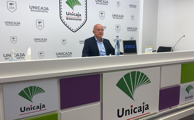 El presidente del Unicaja comparecerá para analizar la temporada