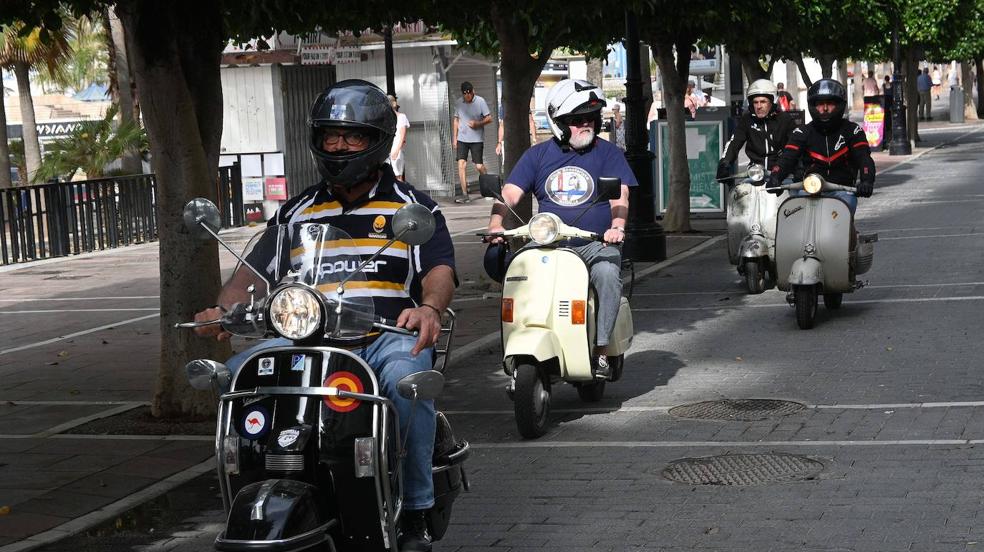 Las motos clásicas recorren Marbella