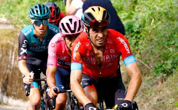 El ataque de Landa reduce a cuatro los aspirantes al Giro