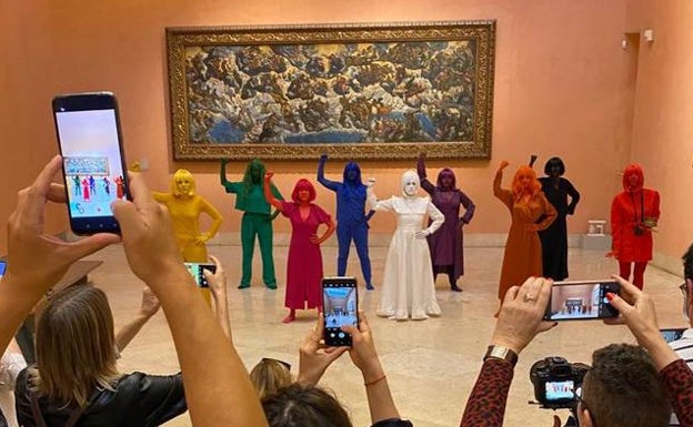 Verónica Ruth Frías activa su arte feminista en el Thyssen de Madrid