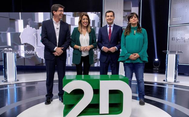 Las televisiones públicas celebrarán dos debates a seis en la recta final hacia las urnas