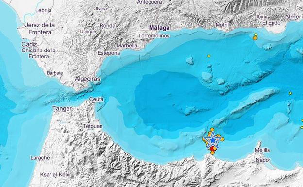 Un terremoto de magnitud 4,4 en la costa de Marruecos se deja sentir en Málaga