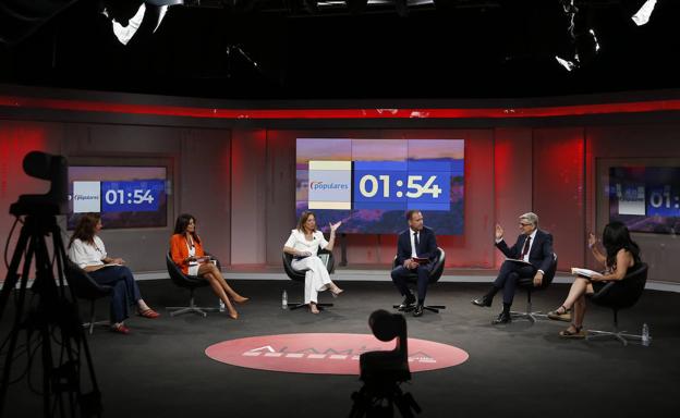 Los minutos de oro del debate de 101tv y SUR de las elecciones andaluzas