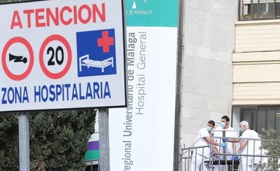 Nuevo descenso de las hospitalizaciones por Covid en Málaga, aunque se contabilizan ocho muertes más