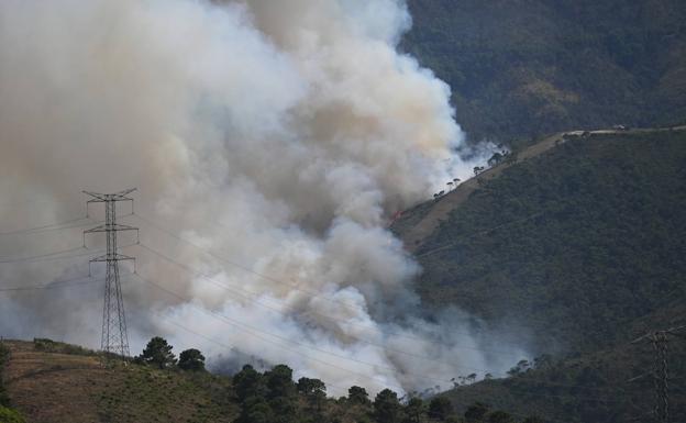 El incendio de Pujerra se originó en una finca que fue de Gadafi y en la que se proyectaron 1.900 viviendas