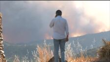 Sesenta desalojados en Benahavís por el incendio en Pujerra