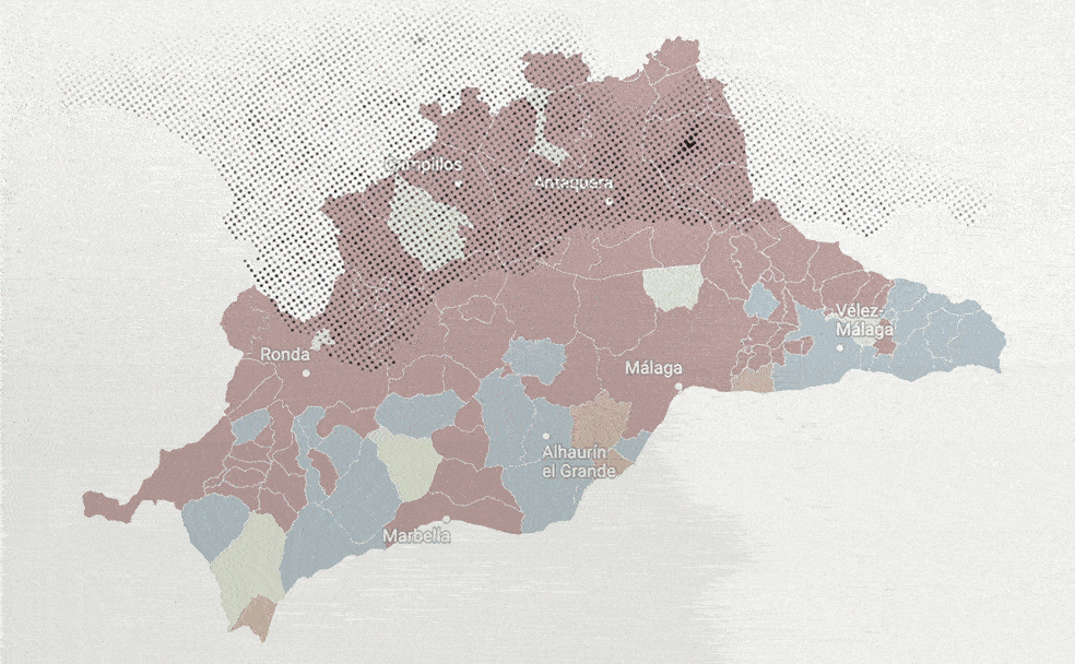 El 81% de los municipios de Málaga han votado siempre al bipartidismo en las elecciones andaluzas