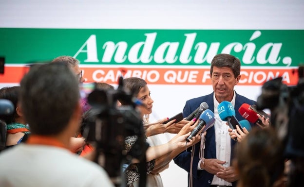 Juan Marín insiste: «Los andaluces están viendo lo que hemos hecho estos cuatro años»