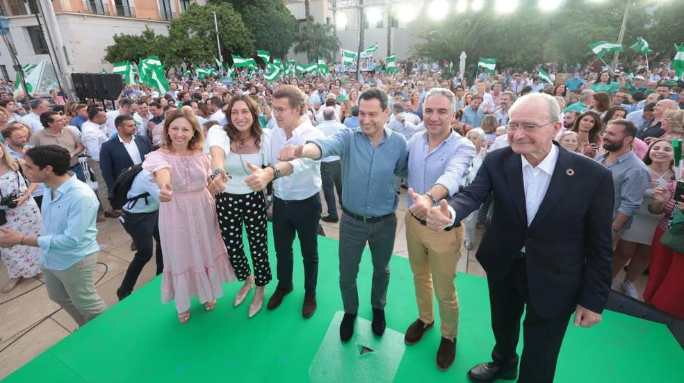 El PP reúne a Moreno, Feijóo, De la Torre y Bendodo en Málaga