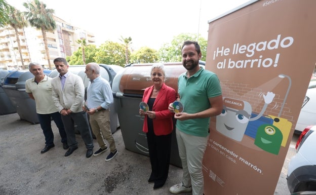 Málaga estrena el contenedor marrón para basura orgánica