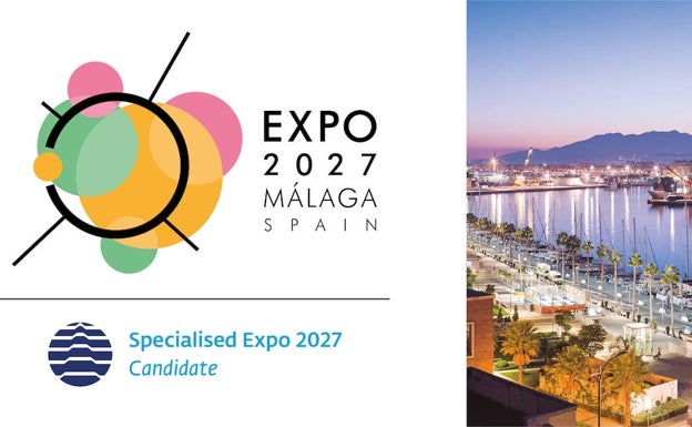 Málaga promocionará su candidatura a la Expo 2027 en el nuevo vallado del solar del Astoria