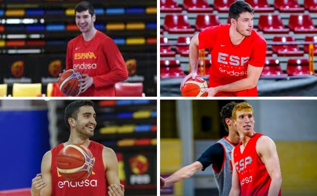 Alberto Díaz, Jaime Fernández, Darío Brizuela y Jonathan Barreiro, en la lista de España para los partidos de julio