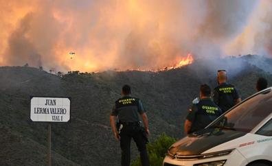 Las cifras del incendio de Sierra Bermeja: 4.860 hectáreas de siete municipios y más de 3.300 efectivos han participado en las labores de extinción