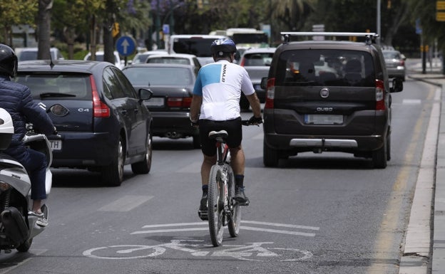 Málaga, a la cola de las grandes ciudades en carriles bici