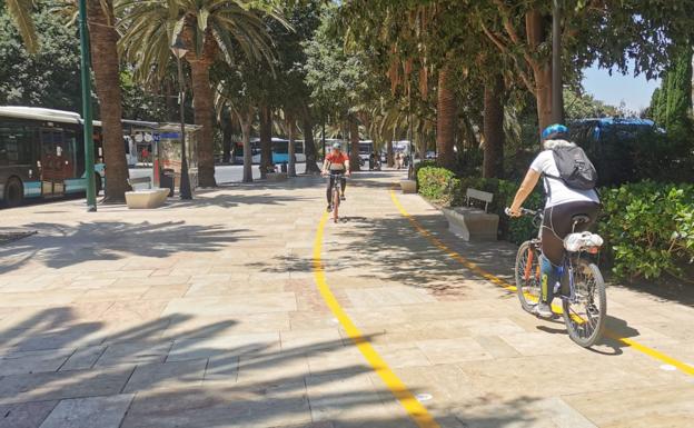 Málaga logra contratar el primero de los cuatro carriles bici que tiene pendientes por la renuncia de empresas