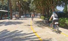 Málaga logra contratar el primero de los cuatro carriles bici que tiene pendientes por la renuncia de empresas