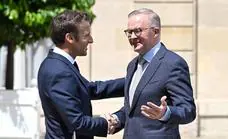 Francia y Australia abren un nuevo capítulo en su relación tras la crisis de los submarinos