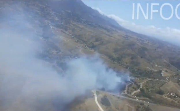 Infoca da por extinguido el incendio forestal en Mijas