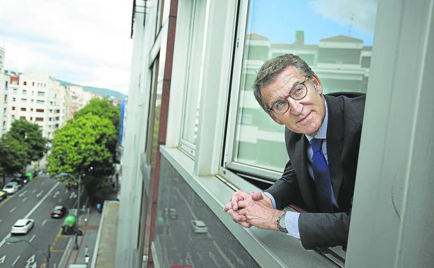 Alberto Núñez Feijóo: «El PP es ahora más que nunca un partido de Estado, pero Sánchez es rehén de ERC y Bildu»