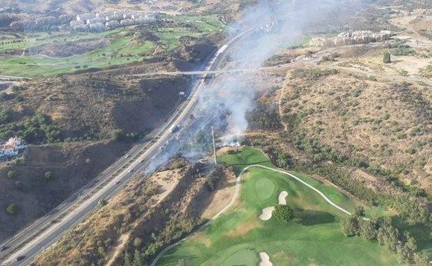 Extinguido el incendio forestal declarado en Mijas