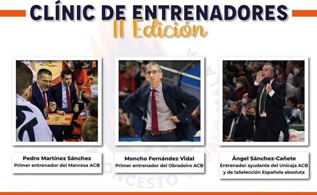 Pedro Martínez, Moncho Fernández y Sánchez-Cañete, protagonistas en el Clínic de Entrenadores de El Palo