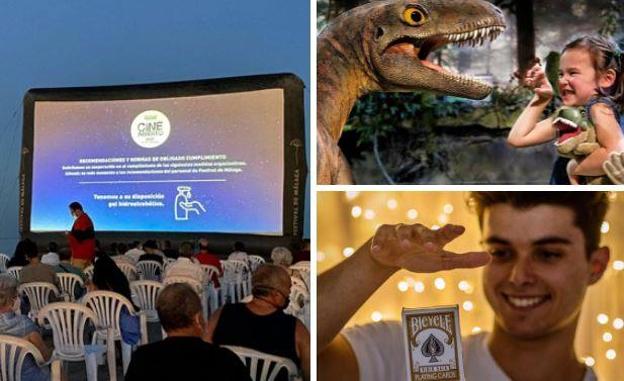 Cine, dinosaurios, magia y otros planes para disfrutar en familia este finde en Málaga