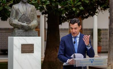 Juanma Moreno reclama protagonismo para Andalucía y avisa que los valores del Estatuto de Autonomía son innegociables