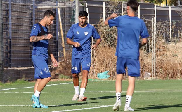 Rubén Castro marca sus primeros goles con el Málaga en un partido de entrenamiento