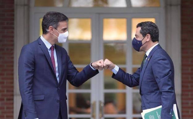 Pedro Sánchez y Juanma Moreno se reunirán el jueves 28 en Madrid