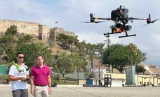 El servicio de aerovigilancia con drones en las playas de Fuengirola realiza 1.800 vuelos en su primer mes