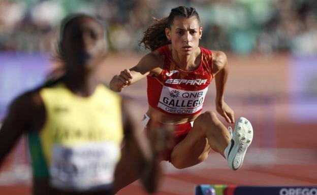 Sara Gallego cae en semifinales y De Arriba y Mariano García avanzan en el 800