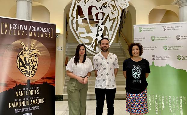 Raimundo Amador y Nani Cortés, en el VI Festival Acompasao de Vélez-Málaga