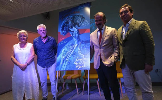 Andrés Mérida hace un guiño a la etapa azul de Picasso en el cartel de la Corrida Picassiana