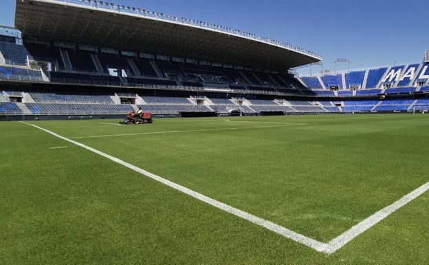 La Rosaleda, una alfombra a 18 días de la competición