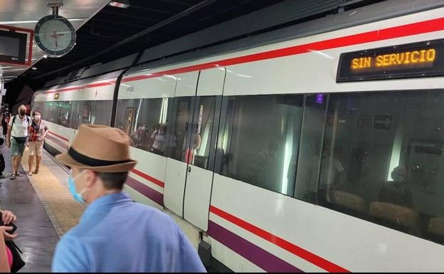 Una avería provoca retrasos en los Cercanías entre Málaga y la Costa