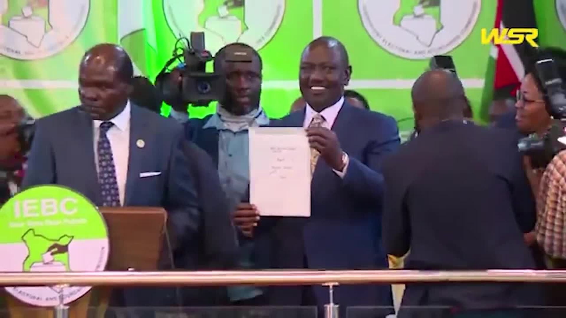 La Comisión Electoral keniana declara a Ruto ganador de las elecciones presidenciales