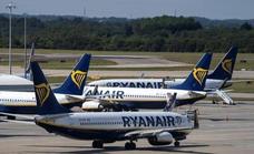 Huelga de Ryanair: listado de los 250 vuelos retrasados o cancelados este lunes, 15 de agosto