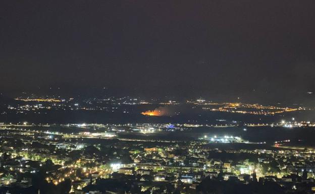 Extinguido el incendio declarado en Alhaurín de la Torre el martes por la noche