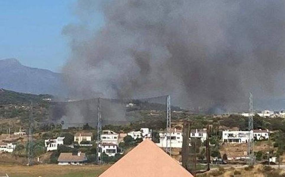 Controlado el incendio forestal declarado en Estepona este miércoles