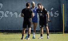 Fran Sol, duda en el Málaga contra Las Palmas, avanza en su recuperación
