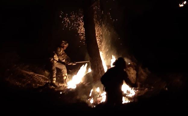 Extinguidos los incendios forestales declarados en Casares y Estepona